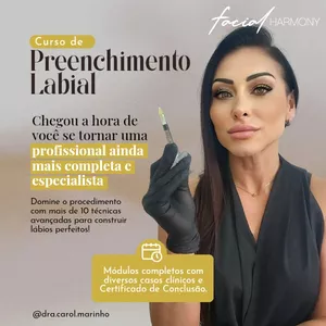 Imagem de capa para o Curso online Preenchimento Labial - Técnicas Avançadas