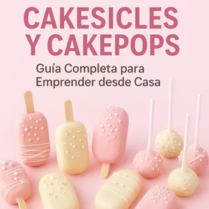 Imagen de portada para Ebook Cakesicles y Cakepops: Guía Completa para Emprender desde Casa ✨