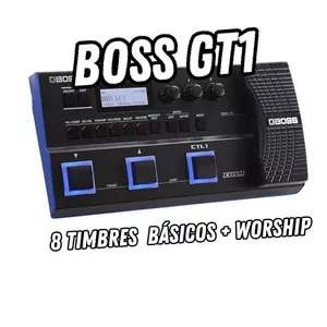 Imagem de capa para o Curso online BOSS GT1 - Os Melhores presets  - 8 Timbres definidos e potentes  POP / WORSHIP
