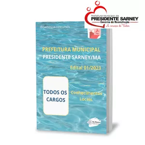 Imagem de capa para o Ebook CONCURSO PRESIDENTE JOSÉ SARNEY/MA 2023: CONHECIMENTOS LOCAIS