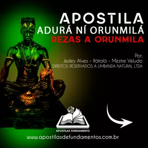 Imagem de capa para o Ebook APOSTILA ADURÁ NÍ ORUNMILÁ – REZAS A ORUNMILA