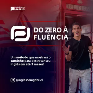 Imagem de capa para o Curso online Inglês com Gabriel - Do Zero à Fluência