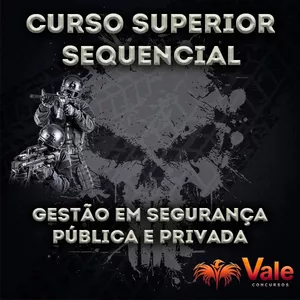 Imagem de capa para o Curso online Curso Superior Sequencial de Gestão em Segurança Pública e Privada
