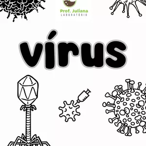 Imagem de capa para o Ebook CADERNO INTERATIVO: OS VÍRUS