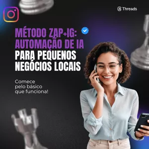 Imagem do curso Método ZAP+IG: Automação de IA para Pequenos Negócios Locais