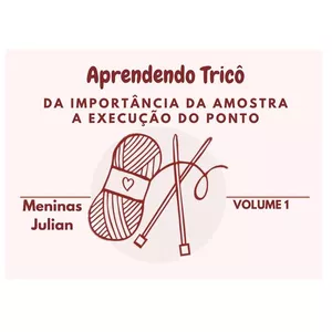 Imagem de capa para o Ebook Aprendendo Tricô Volume 1