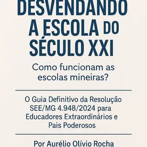 Imagem de capa para o Ebook Guia Definitivo: Resolução SEE/MG 4.948/2024 - Desvendando a Escola Mineira do Século XXI