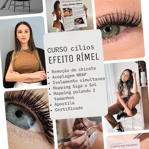 Curso Cílios Completo - Efeito Rímel>