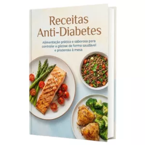 Imagem de capa para o Ebook RECEITAS ANTI-DIABETES