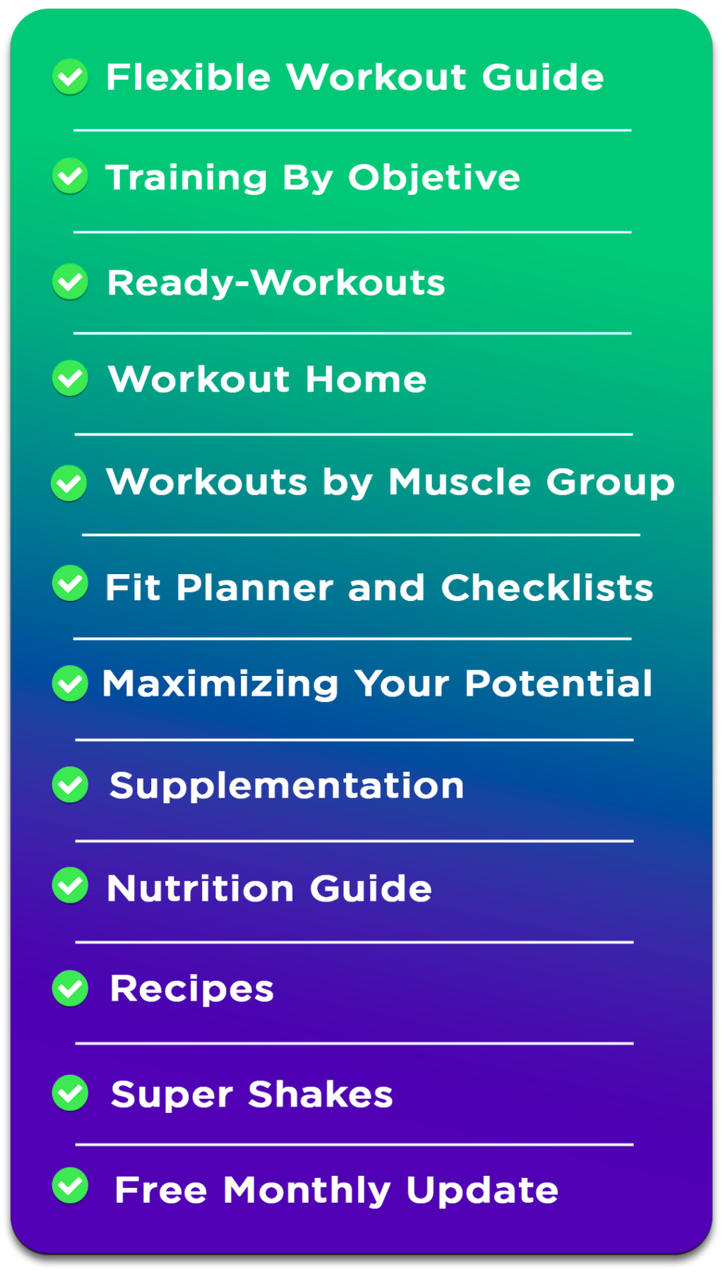 Flexible Workout Guide