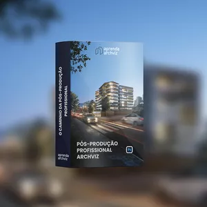 Imagem de capa para o Curso online Pós-produção profissional para arquitetura: Do básico ao avançado