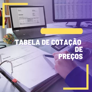 Imagem de capa para o Curso online Tabela de Cotação de Preços