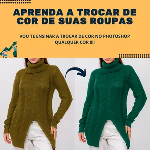 Imagem do curso Como trocar de cor de produtos no Photoshop - Troque a cor de roupas e objetos!