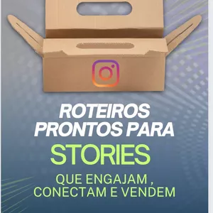 Imagem de capa para o Ebook ROTEIRO De STORIES QUE VENDEM TODO DIA