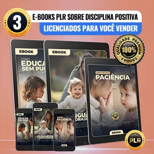 Imagem de capa para o Curso online 3 ebooks 100% prontos: Diagramados e Editáveis no Canva.