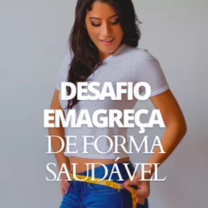 Imagem de capa para o Ebook Desafio emagreça de forma saudável.