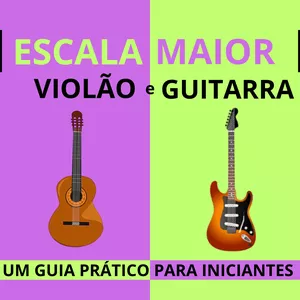 Imagem de capa para o Ebook Escala Maior para Violão e Guitarra