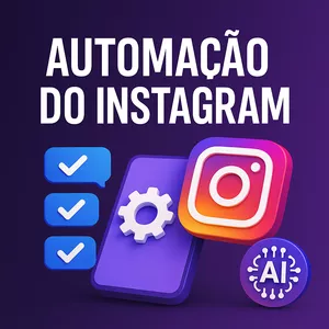 Imagem de capa para o Curso online Automação do Instagram
