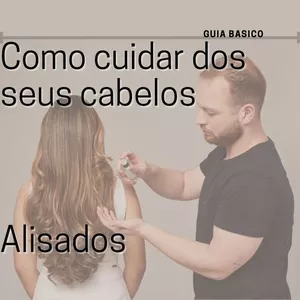 Imagem de capa para o Curso online GUIA DE CUIDADOS DE CABELOS ALISADOS