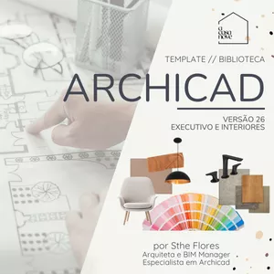 Imagem de capa para o Curso online Template Archicad para Executivo e Interiores - A Casa Nove