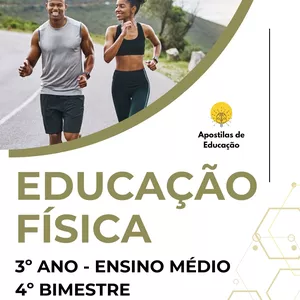 Imagem de capa para o Ebook Educação Física 3º Ano 4º Bimestre (Ensino Médio) - Apostila com Planos de Aula