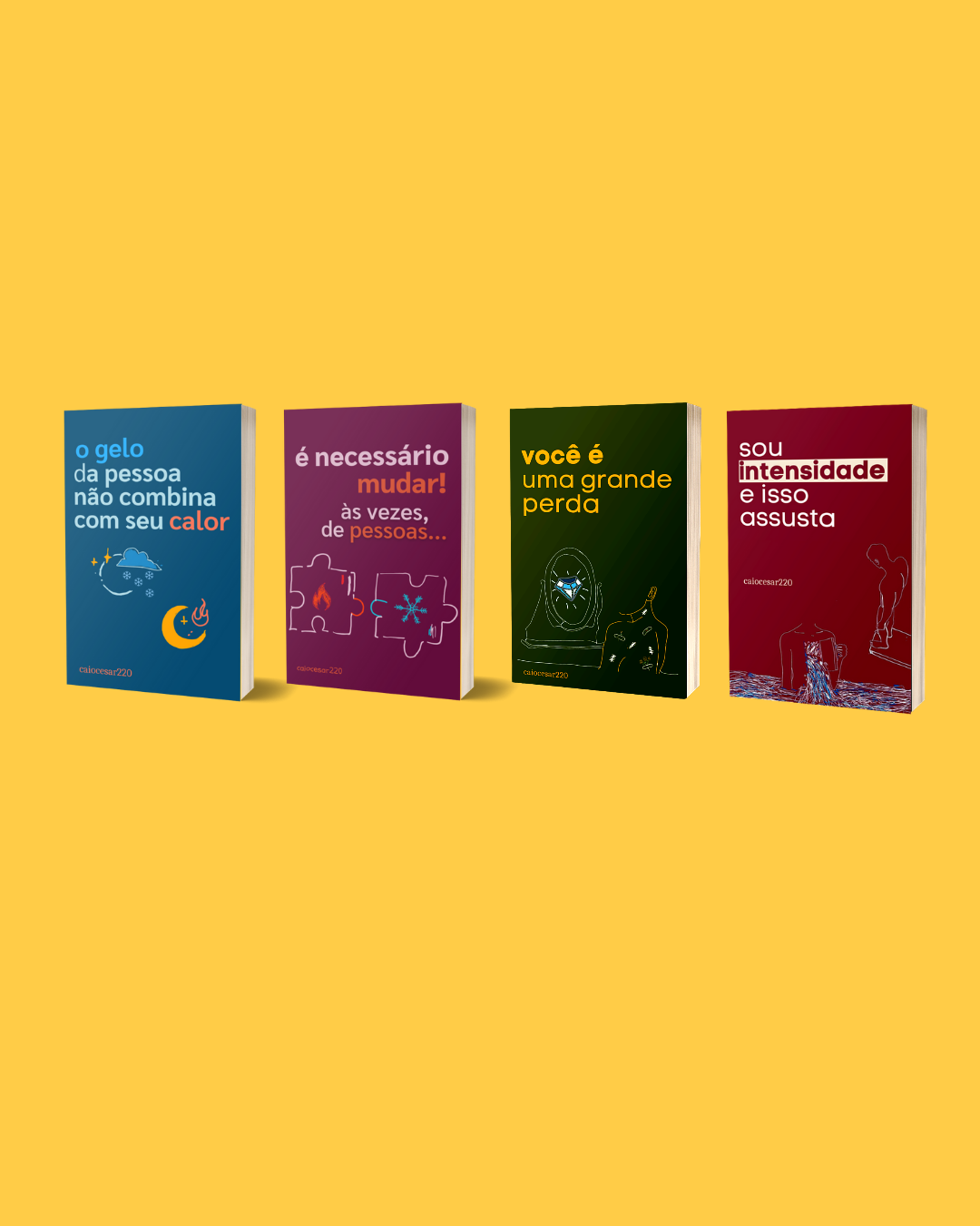 4 Livros de Caiocesar220 CURSOSS