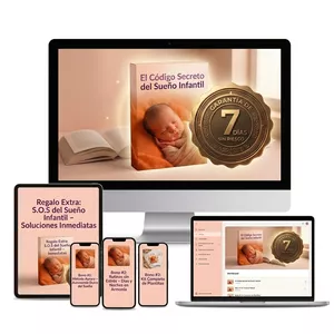 Imagen de portada para Curso online "Cómo transformar el sueño de tu bebé en 7 noches, incluso si has probado de todo y nada ha funcionado"