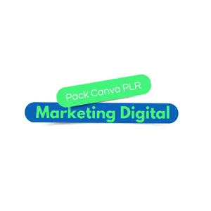 Imagem de capa para o Curso online Pack Canva PLR - Mkt digital