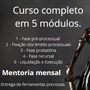 Imagem de capa para o Curso online Curso de prática trabalhista com Mentorias mensais.