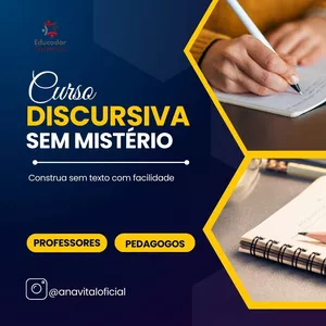 Imagem de capa para o Curso online DISCURSIVA SEM MISTÉRIO