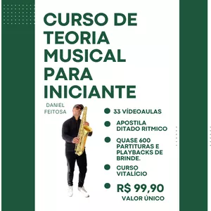 Imagem do curso CURSO DE TEORIA MUSICAL PARA INICIANTE