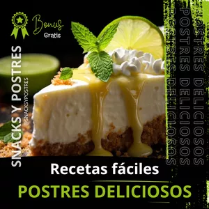 Imagen de portada para Ebook RECETAS FÁCILES POSTRES DELICIOSOS + BONOS GRATIS