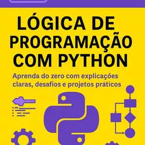 Imagem de capa para o Ebook Logica de Programação e Algoritmo em Python - Para Iniciantes