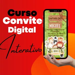 Imagem de capa para o Curso online Curso de Convite Digital Interativo