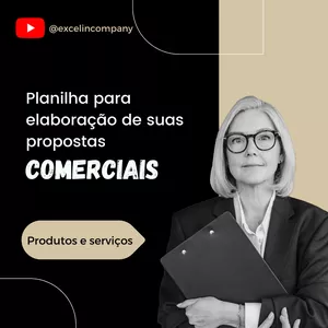 Imagem de capa para o Ebook Planilha de Proposta Comercial (Produtos e serviços)