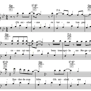 Imagem de capa para o Ebook Regaço Acolhedor - Partitura - Cifra