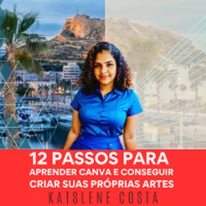 Imagem de capa para o Ebook 12 PASSOS PARA APRENDER CANVA