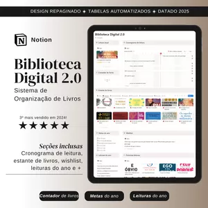 Imagem de capa para o Curso online BIBLIOTECA DIGITAL 2.0 | Sistema de Organização de Livros