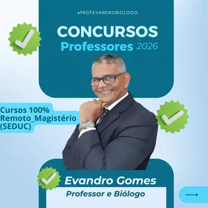 Imagem do curso BIOLOGIA PARA CONCURSO/PROFESSOR EVANDRO GOMES