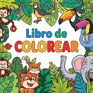 Imagen de portada para Ebook 🐒 Diversión en la Selva para Niños