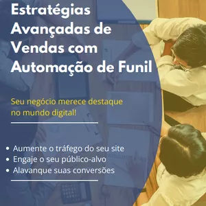Imagem de capa para o Ebook Estratégias Avançadas de Vendas com Automação de Funil