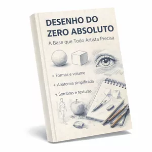Imagem de capa para o Ebook Curso de Desenho Completo do Zero ao Avançado