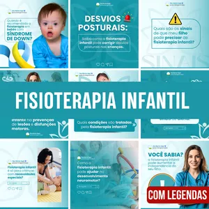 Imagem do curso CANVA PACK FISIOTERAPIA INFANTIL