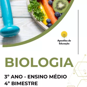 Imagem de capa para o Ebook Biologia 3º Ano 4º Bimestre (Ensino Médio) - Apostila com Planos de Aula