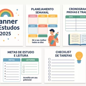 Imagem de capa para o Curso online Planner de Estudos 2025 – Organize sua Rotina com Clareza