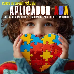 Imagem de capa para o Curso online Curso Aplicador ABA no Autismo