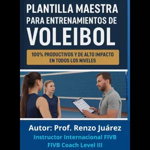 Imagen de portada para Curso online PLANTILLA MAESTRA PARA ENTRENAMIENTOS DE VOLEIBOL 100% Productivos y de Alto Impacto en Todos los Niveles
