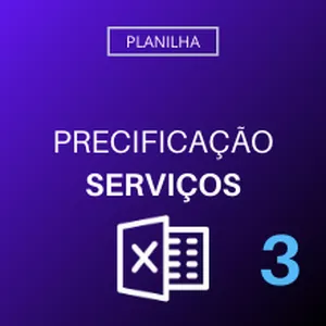 Imagem de capa para o Curso online Planilha: Precificação de Serviços 3