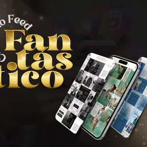Imagem do curso PACK CANVA - Conteúdo Feed Fantástico 