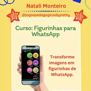 Imagem de capa para o Curso online Curso: Figurinhas para WhatsApp 
